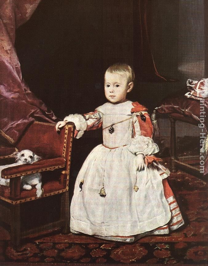 Infante Philip Prosper painting - Diego Rodriguez de Silva Velazquez Infante Philip Prosper art painting